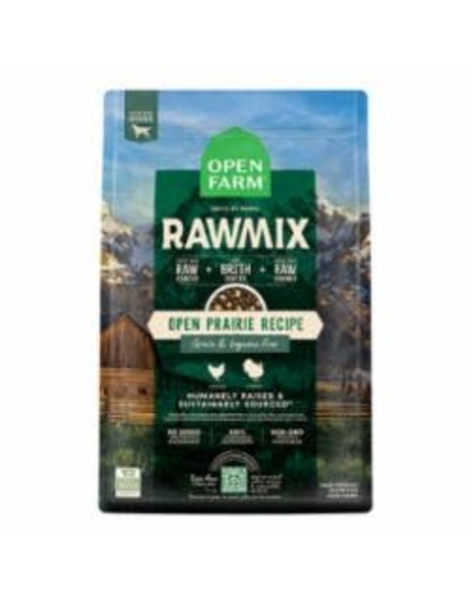Open Farm OPEN FARM DOG RAWMIX OPEN PRAIRIE GRAIN FREE 3.5LB
