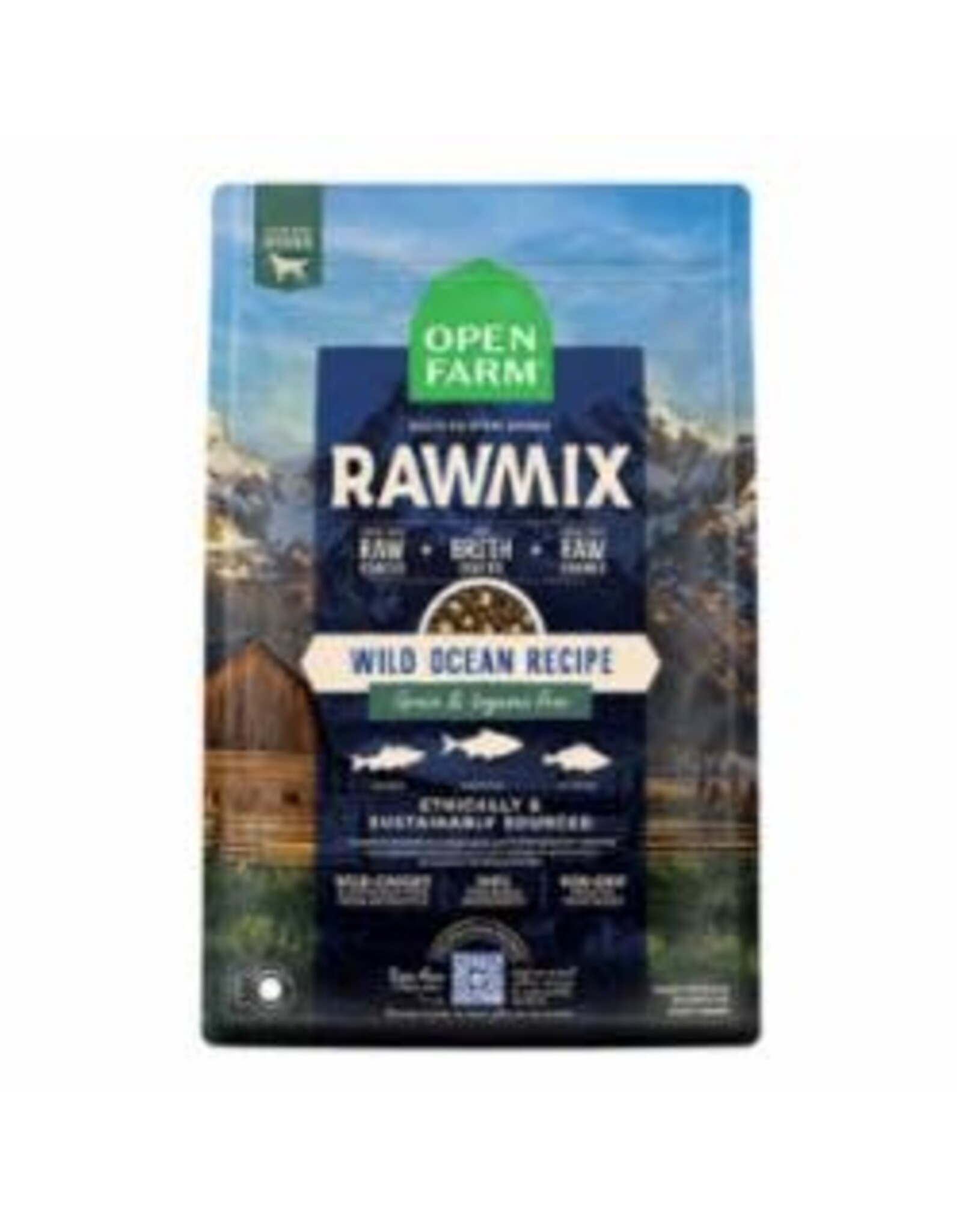 Open Farm OPEN FARM DOG RAWMIX WILD OCEAN GRAIN FREE 3.5LB