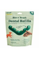 WOOF WOOF BITE N BRUSH DENTAL REFILLS CHICKEN 8OZ
