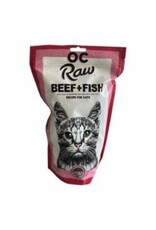 OC Raw Dog OC RAW FROZEN RAW CAT BEEF & FISH SLIDERS 2LB