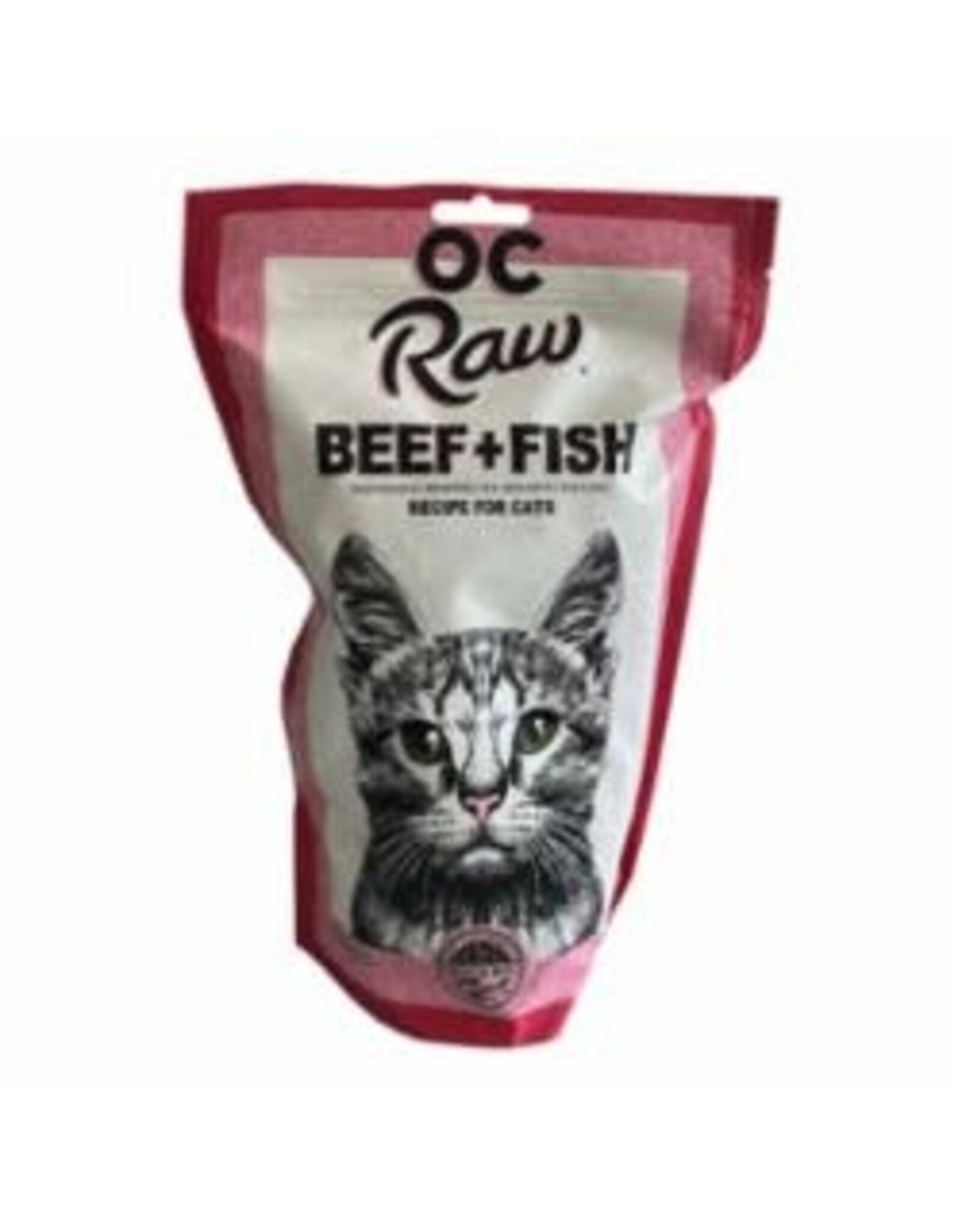 OC Raw Dog OC RAW FROZEN RAW CAT BEEF & FISH SLIDERS 2LB