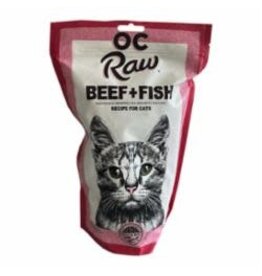 OC Raw Dog OC RAW FROZEN RAW CAT BEEF & FISH SLIDERS 2LB