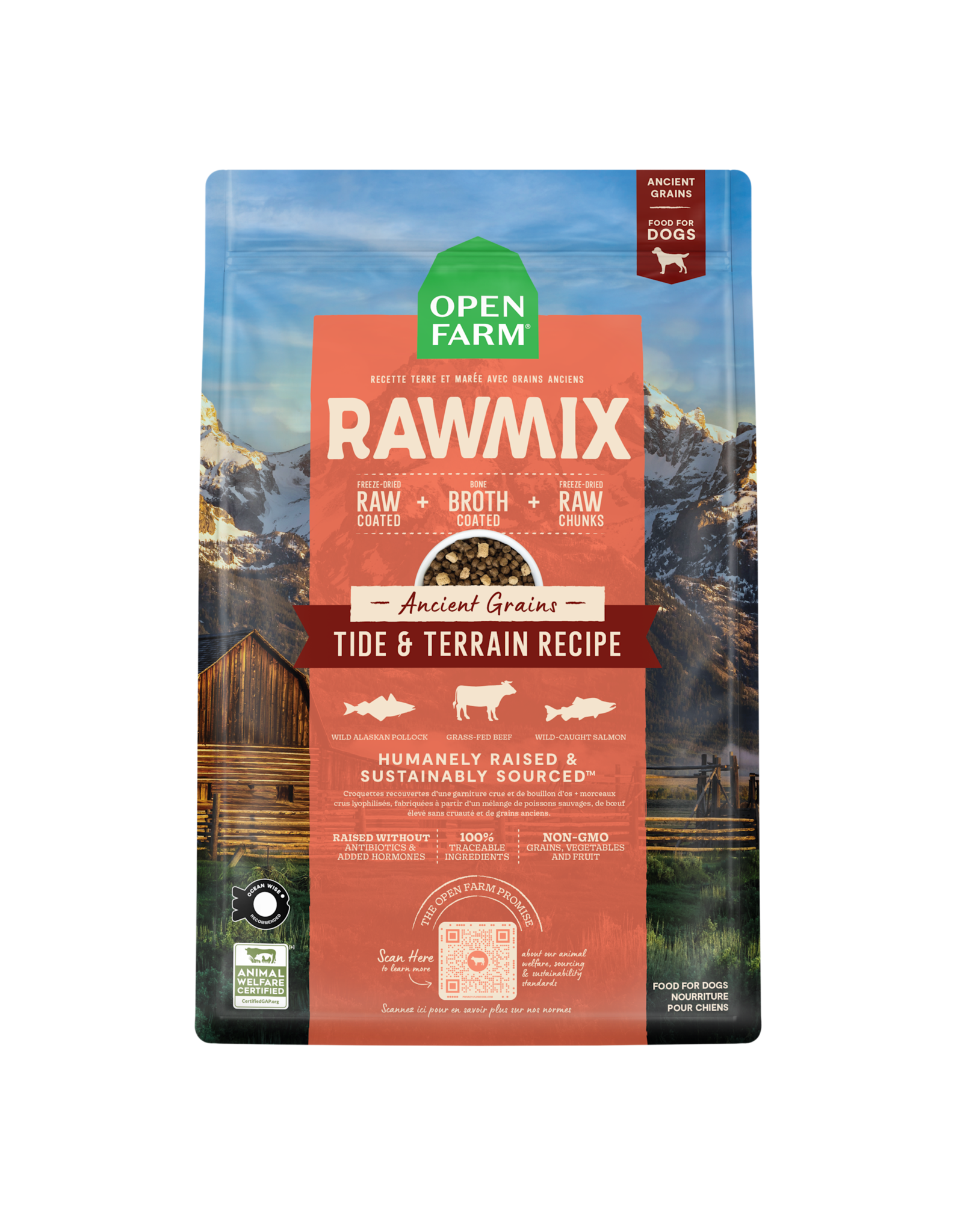 Open Farm OPEN FARM DOG RAWMIX TIDE TERRAIN ANCIENT GRAINS