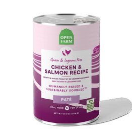 Open Farm OPEN FARM DOG CHICKEN SALMON PATE CAN 12.5OZ
