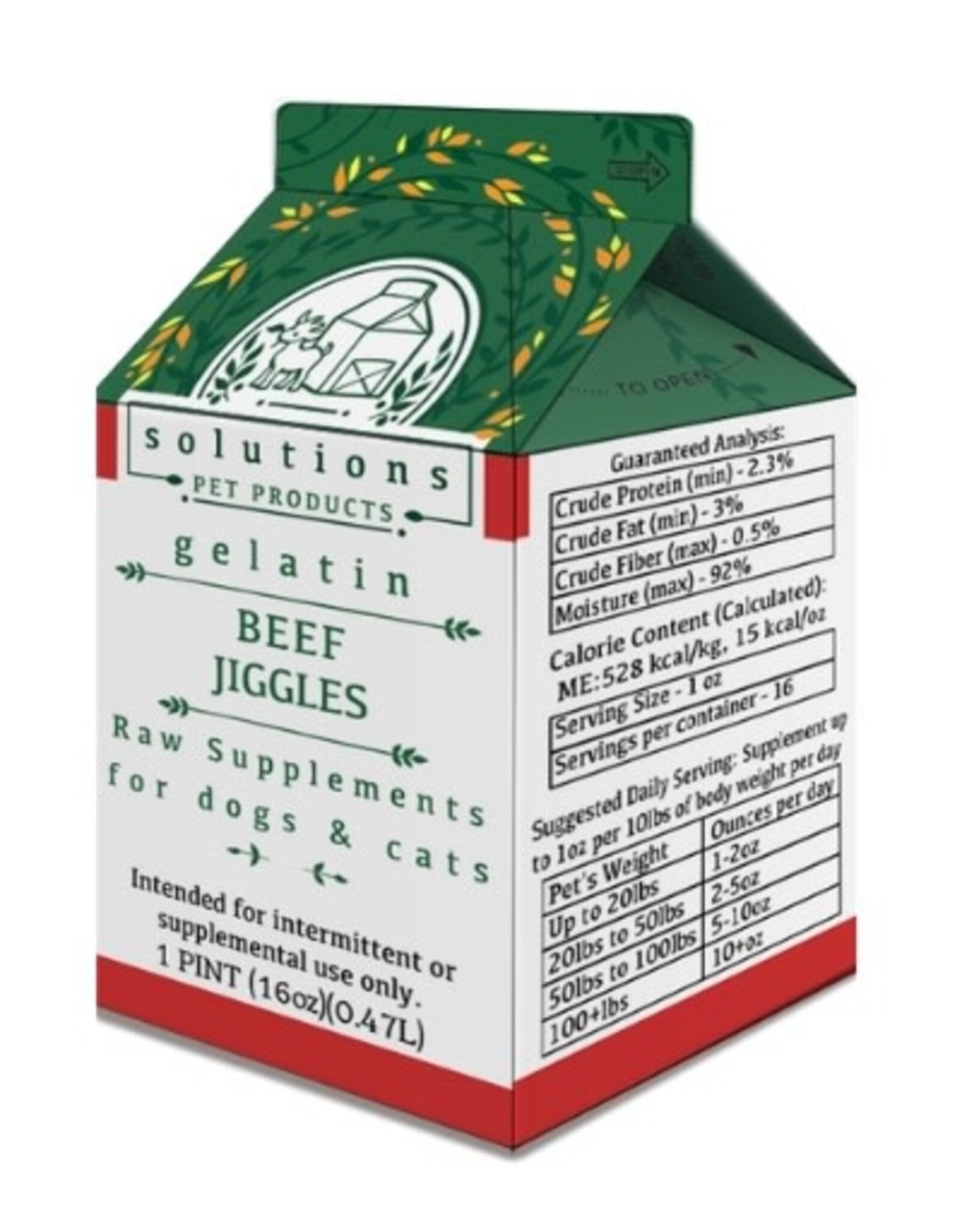 SOLUTIONS PET PRODUCTS SOLUTIONS PET PRODUCTS BEEF JIGGLES