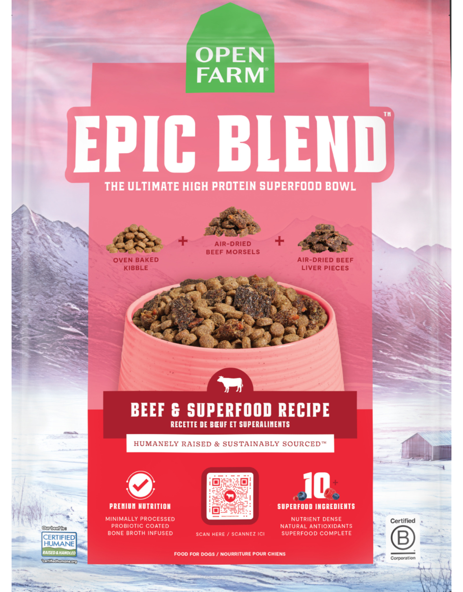 Open Farm OPEN FARM DOG EPIC BLEND BEEF SUPERFOOD