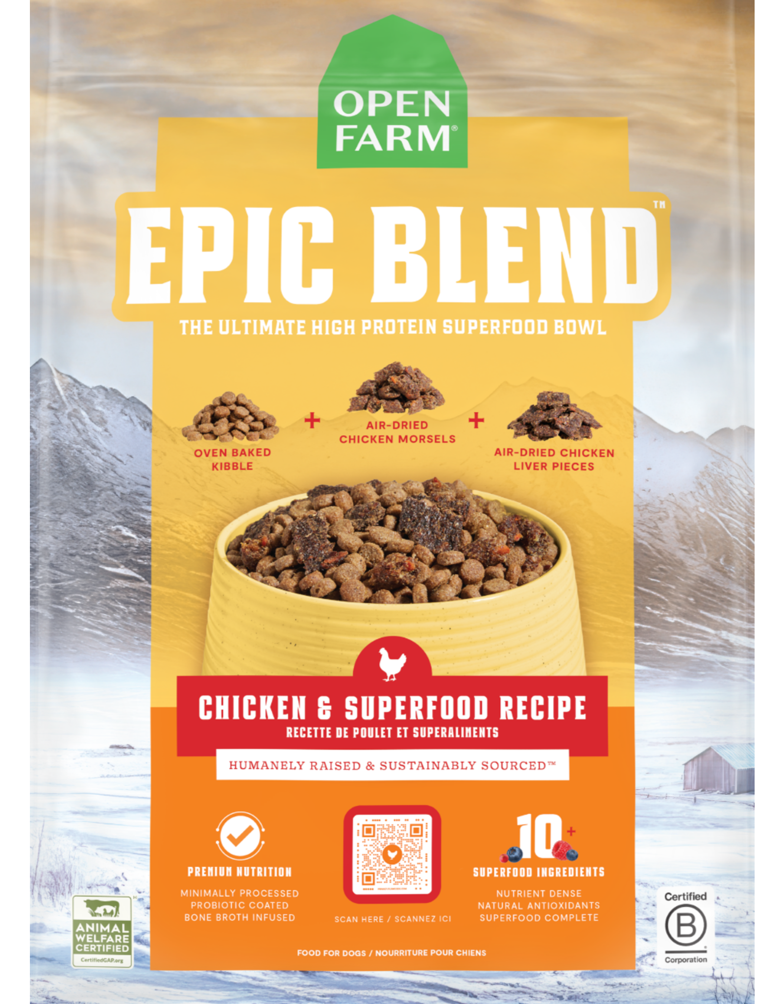 Open Farm OPEN FARM DOG EPIC BLEND CHICKEN SUPERFOOD