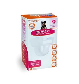 WIZSMART WIZSMART DOG ULTRADRY DISPOSABLE DIAPERS 12CT