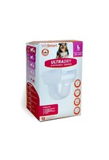 WIZSMART WIZSMART DOG ULTRADRY DISPOSABLE DIAPERS 12CT