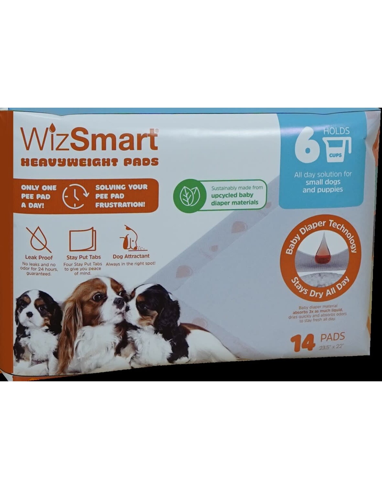 WIZSMART WIZSMART HEAVYWEIGHT DOG PADS SUPER 23.5"X22"