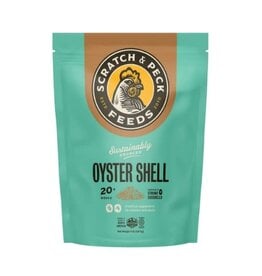 Scratch & Peck Feeds SCRATCH & PECK CLUCKIN' GOOD OYSTER SHELL SUPPLEMENT 4LB