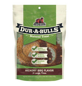REDBARN REDBARN DUR-A-BULLS TIRE HICKORY BBQ LARGE 3PK
