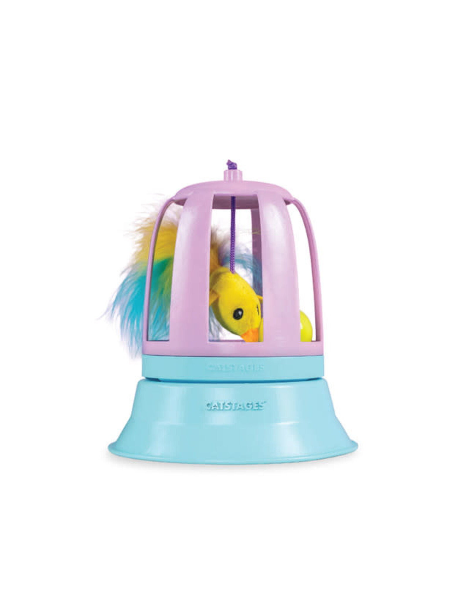 Outward Hound 2IN1 TRACK TOPPER CHIRPING BIRD TOY