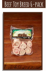 TUCKERS TUCKERS RAW FROZEN TOY BREED BEEF BONES 6-COUNT TUCKERS TUCKERS RAW FROZEN TOY BREED BEEF BONES 6-COUNT