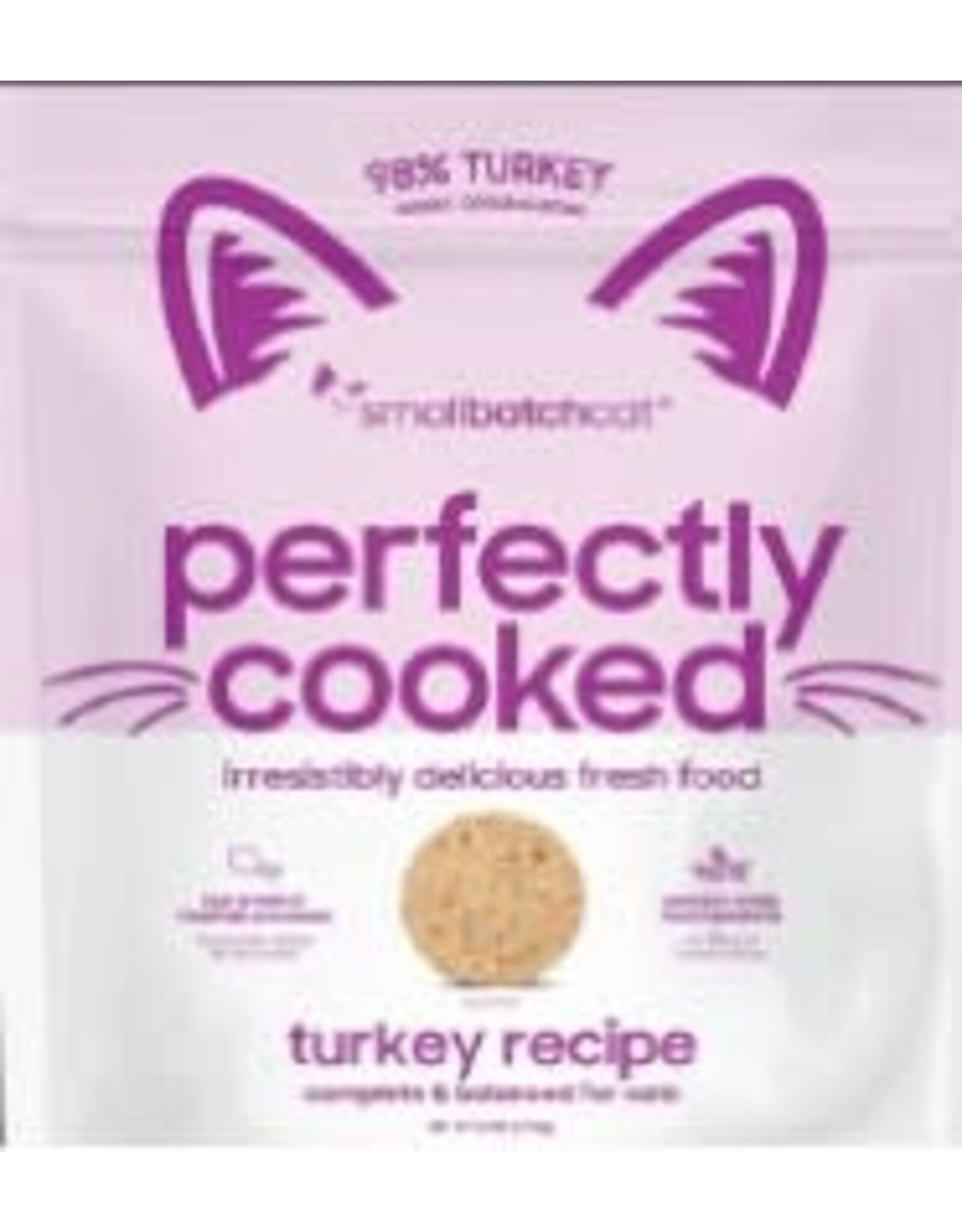 Smallbatch SMALLBATCH FROZEN CAT LIGHTLY COOKED TURKEY 2LB