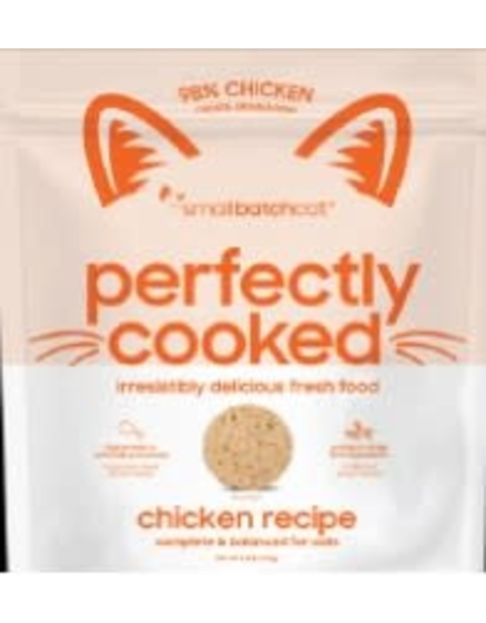 Smallbatch SMALLBATCH FROZEN CAT LIGHTLY COOKED CHICKEN 2LB