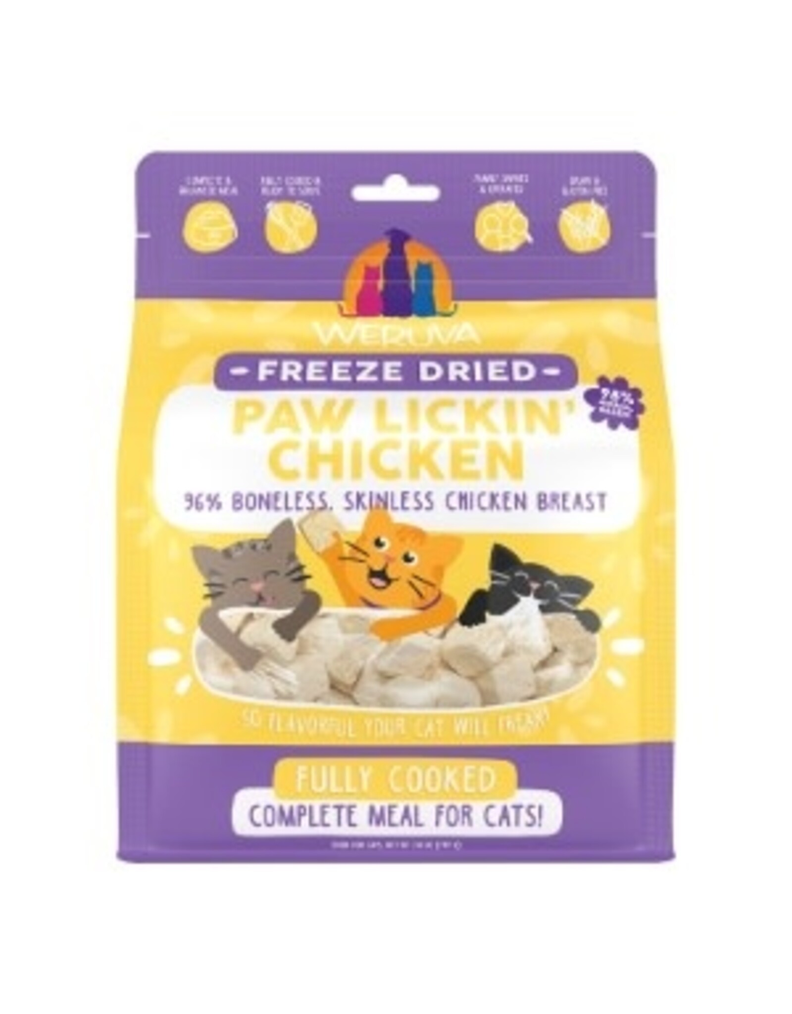 Weruva WERUVA CAT FREEZE DRIED PAW LICKIN CHICKEN 7OZ