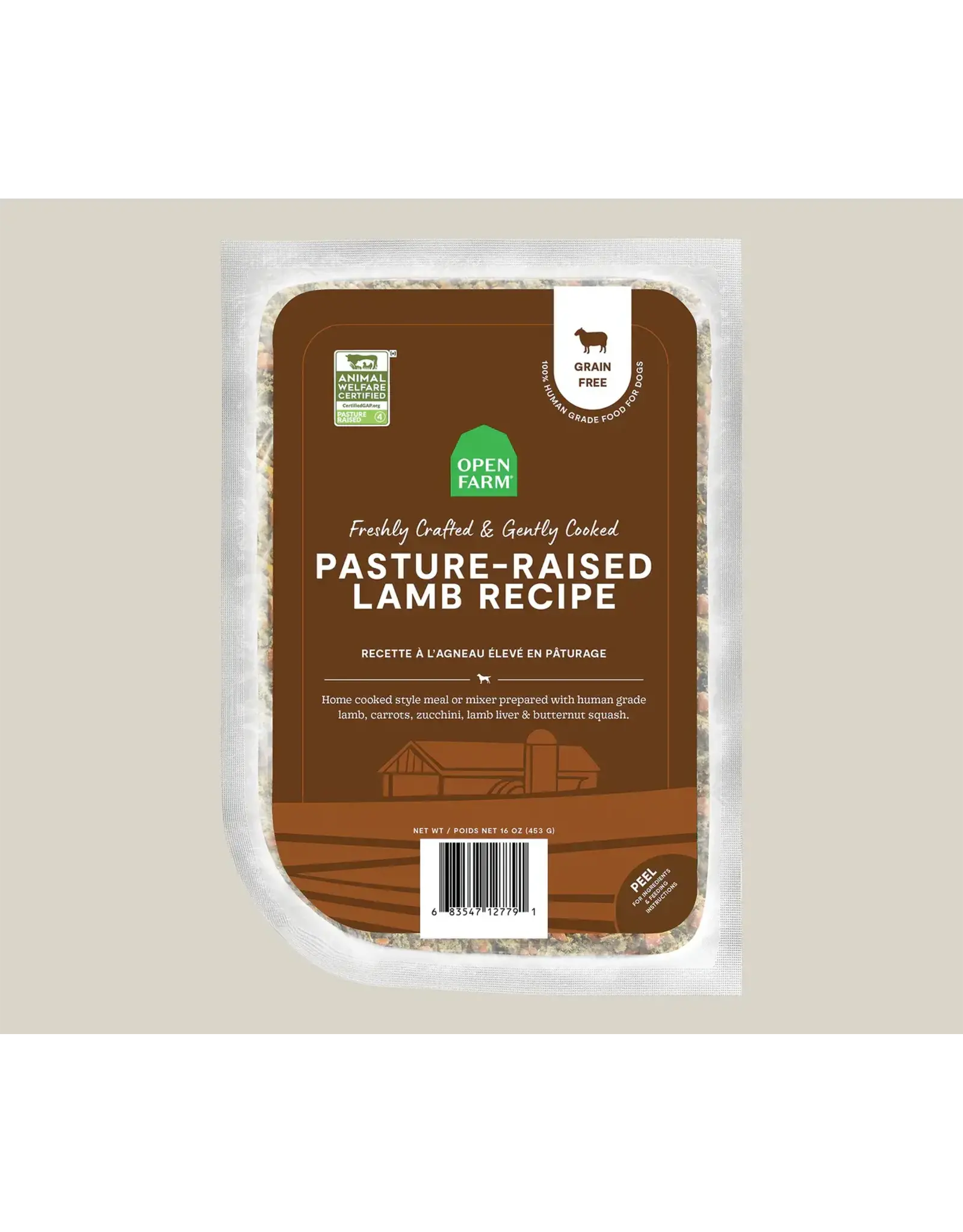 Open Farm OPEN FARM DOG PASTURE RAISED LAMB GENTLY COOKED RECIPE