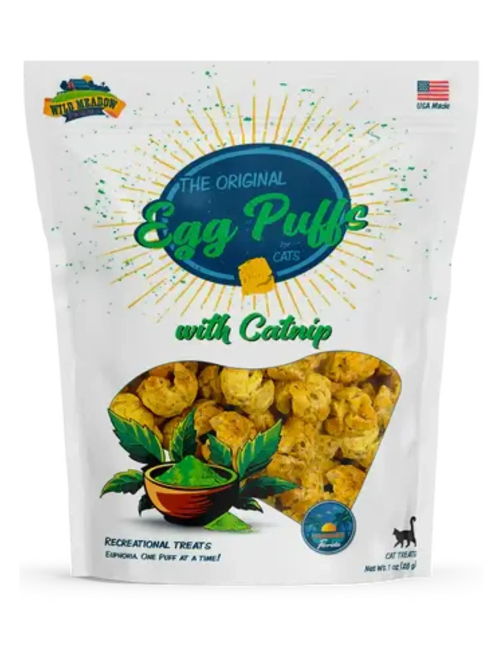 Wild Meadow Farms WILD MEADOW FARMS CAT EGG PUFFS WITH CATNIP