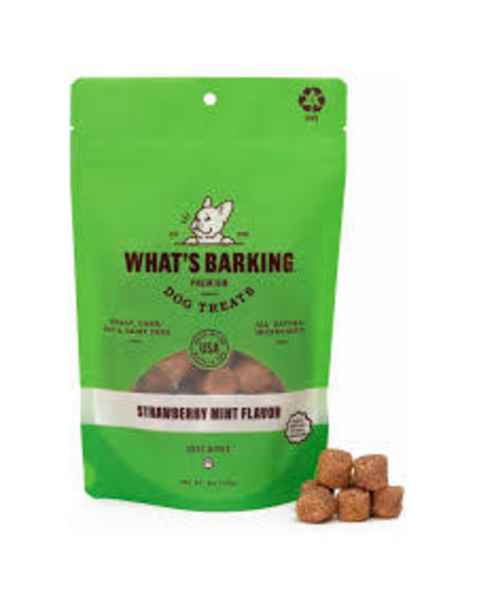 WHATS BARKING WHATS BARKING STRAWBERRY MINT 6FLAVOR 6OZ