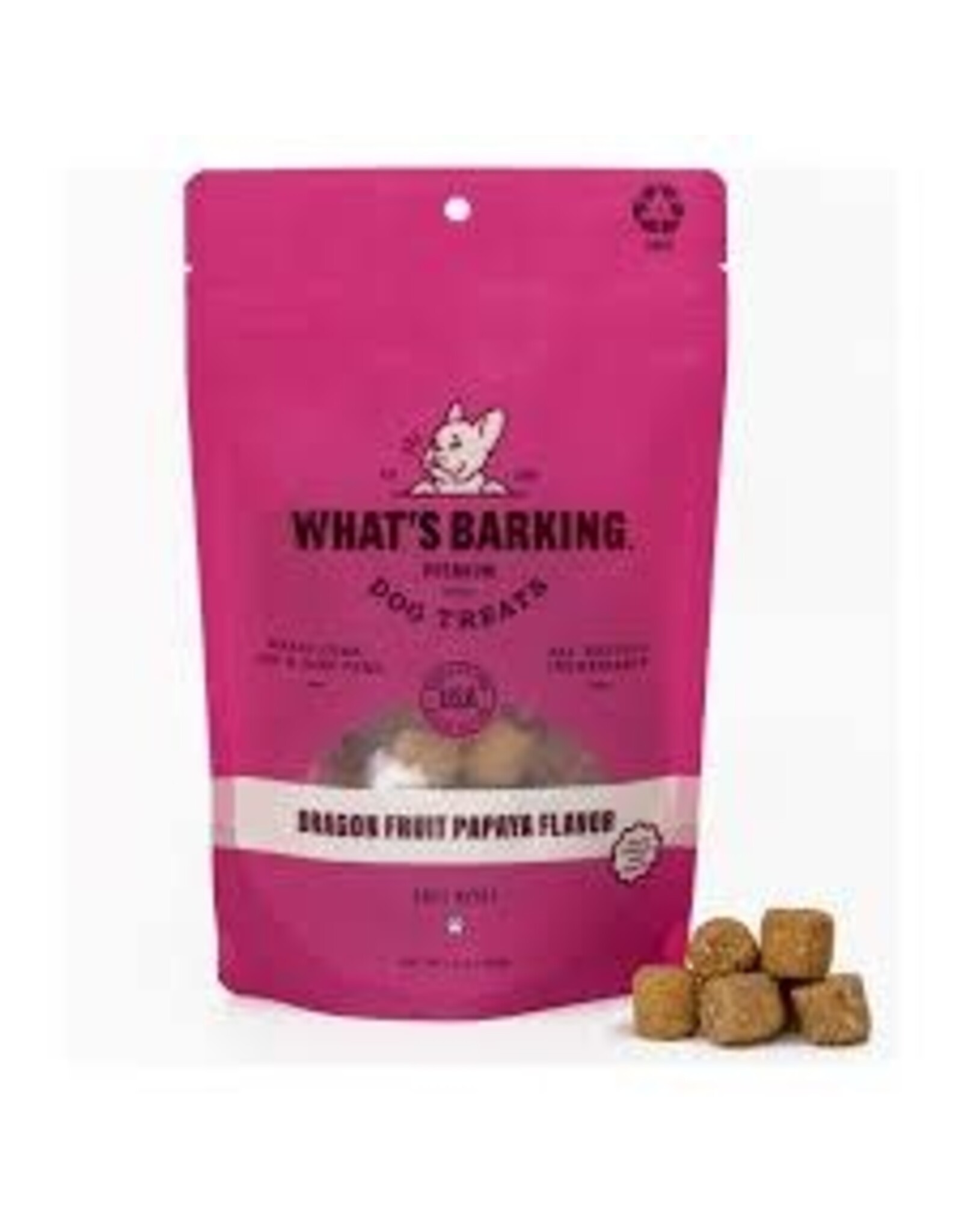 WHATS BARKING WHATS BARKING DRAGON FRUIT PAPAYA FLAVOR 6OZ