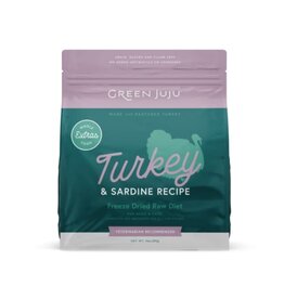 Green Juju Kitchen GREEN JUJU FREEZE DRIED DOG EXTRAS TURKEY & SARDINE DIET 14OZ