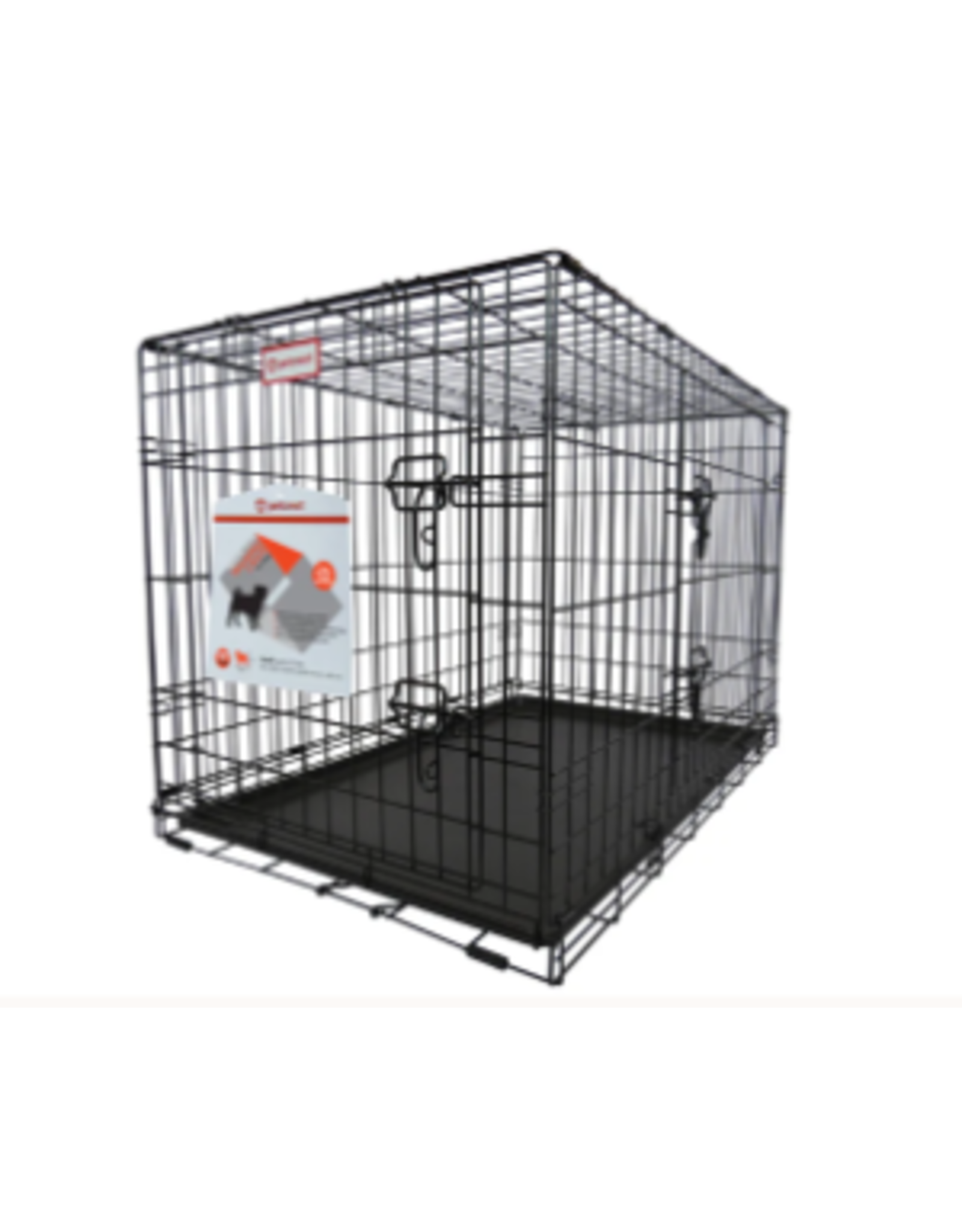 PetCrest PETCREST DOUBLE DOOR FOLDING DOG CRATE