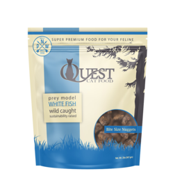 QUEST - STEVE'S QUEST CAT FROZEN WHITEFISH NUGGETS 2LB