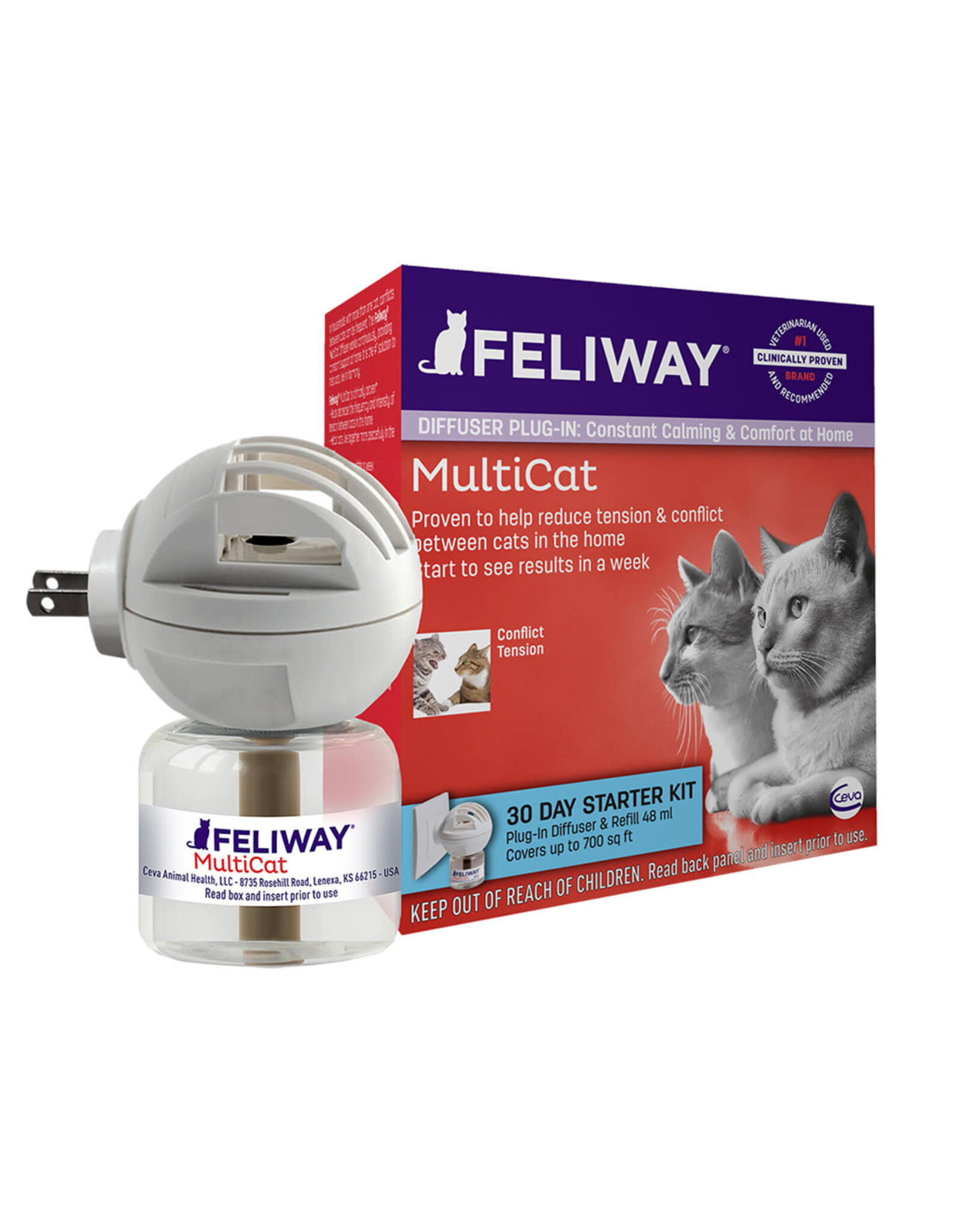 Thunderworks Inc. THUNDERWORKS FELIWAY MULTICAT STARTER KIT