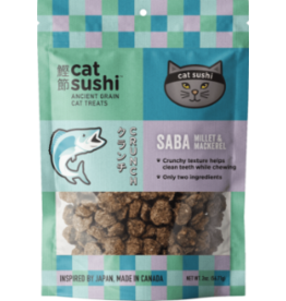 EARTHLY CAT EARTHLY CAT GRAIN FREE SUSHI CRUNCH SABA AND MACKEREL PUFFS 2OZ