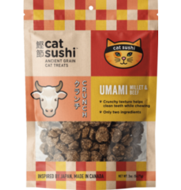EARTHLY CAT EARTHLY CAT GRAIN FREE SUSHI CRUNCH UMAMI BEEF PUFFS 2OZ