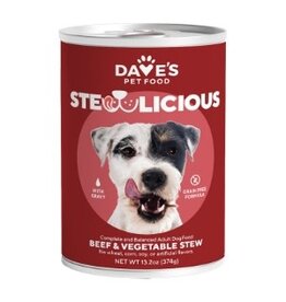 Dave's Pet Food DAVES DOG GRAIN FREE STEWLICIOUS BEEF & VEGETABLE 13.2OZ