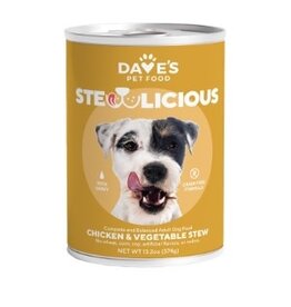 Dave's Pet Food DAVES DOG GRAIN FREE STEWLICIOUS CHICKEN & VEGETABLE 13.2OZ