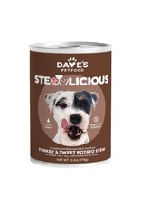 Dave's Pet Food DAVES DOG GRAIN FREE STEWLICIOUS TURKEY & SWEET POTATO 13.2OZ