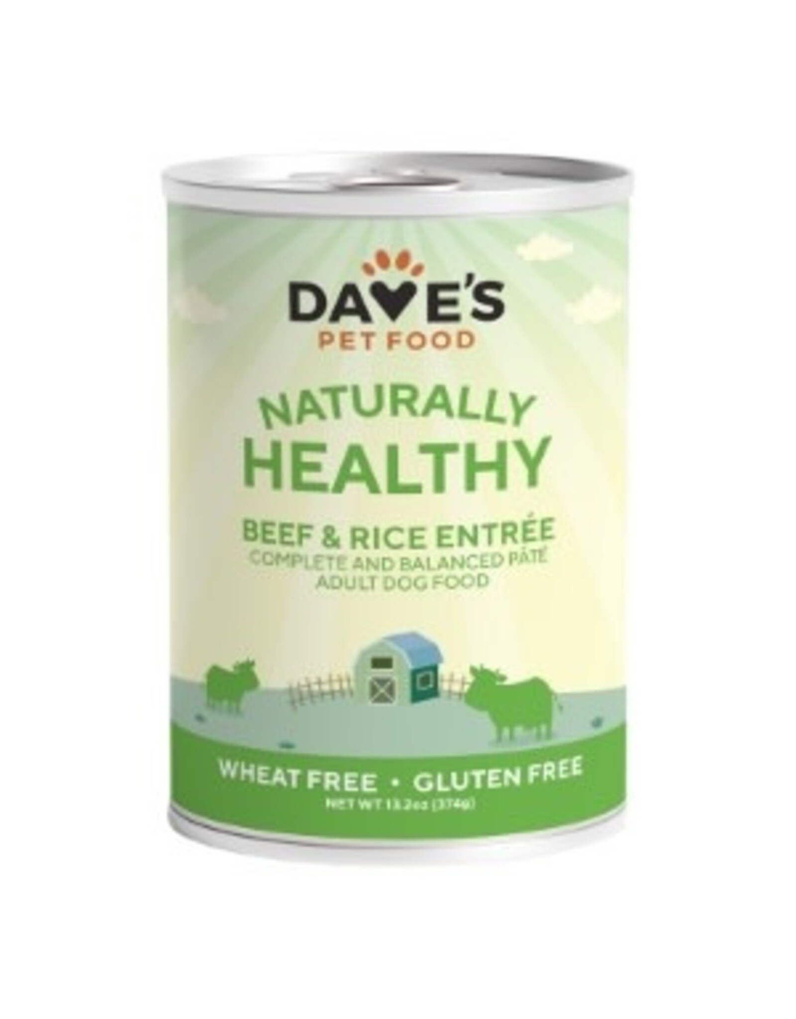 Dave's Pet Food DAVE’S DOG NATURALLY HEALTHY FOOD BEEF & RICE