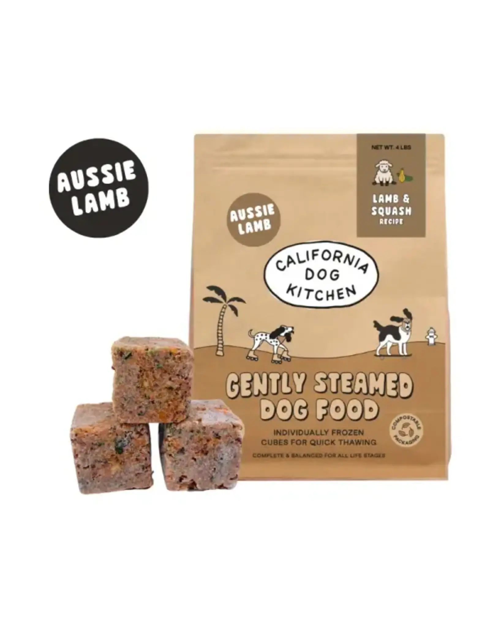 CALIFORNIA DOG KITCHEN CALIFORNIA DOG KITCHEN LAMB & SQUASH 4LB BAG