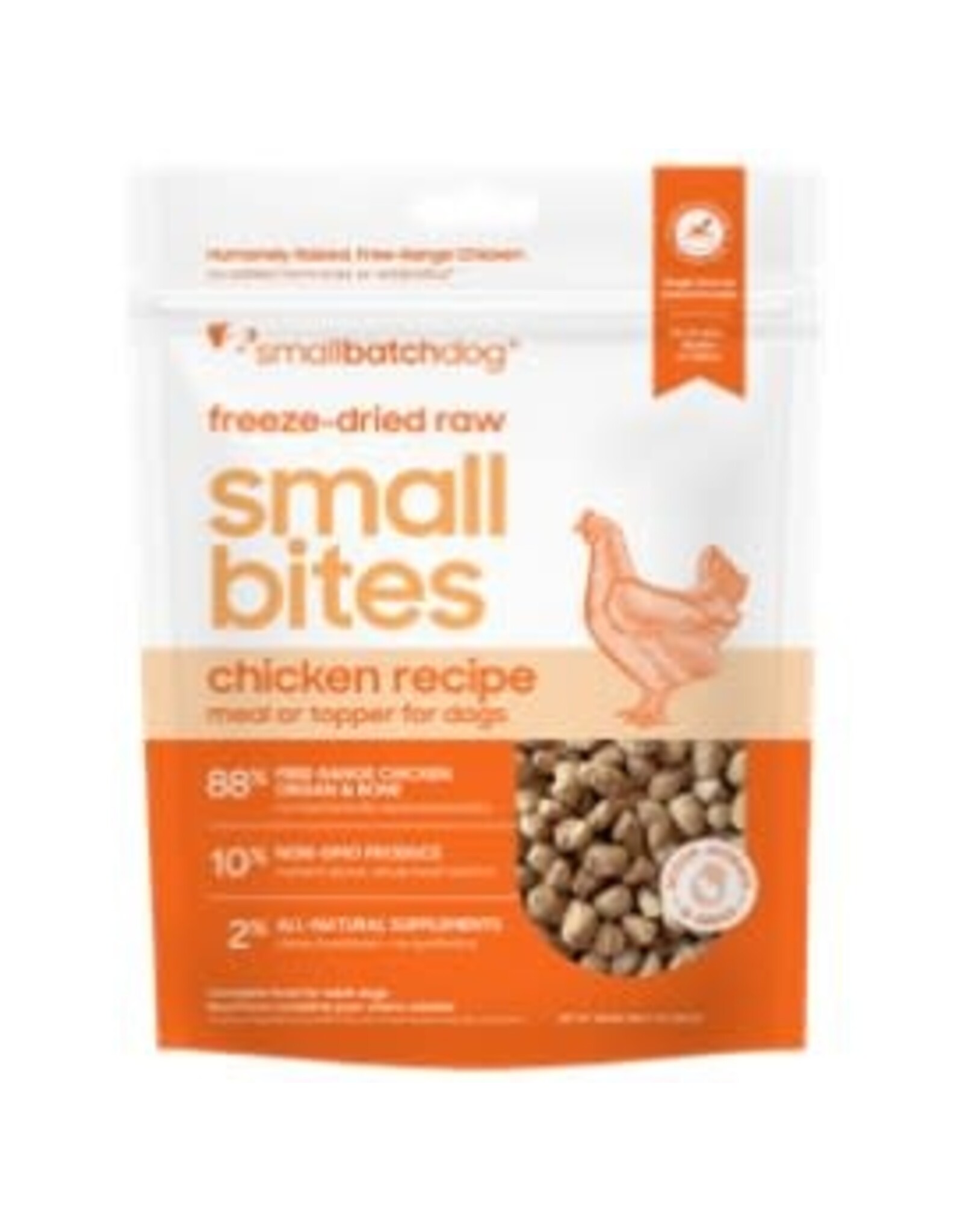 Smallbatch SMALLBATCH DOG SMALL BITES CHICKEN FREEZE DRIED 20OZ