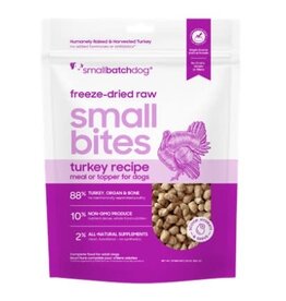 Smallbatch SMALLBATCH DOG SMALL BITES TURKEY FD 20OZ