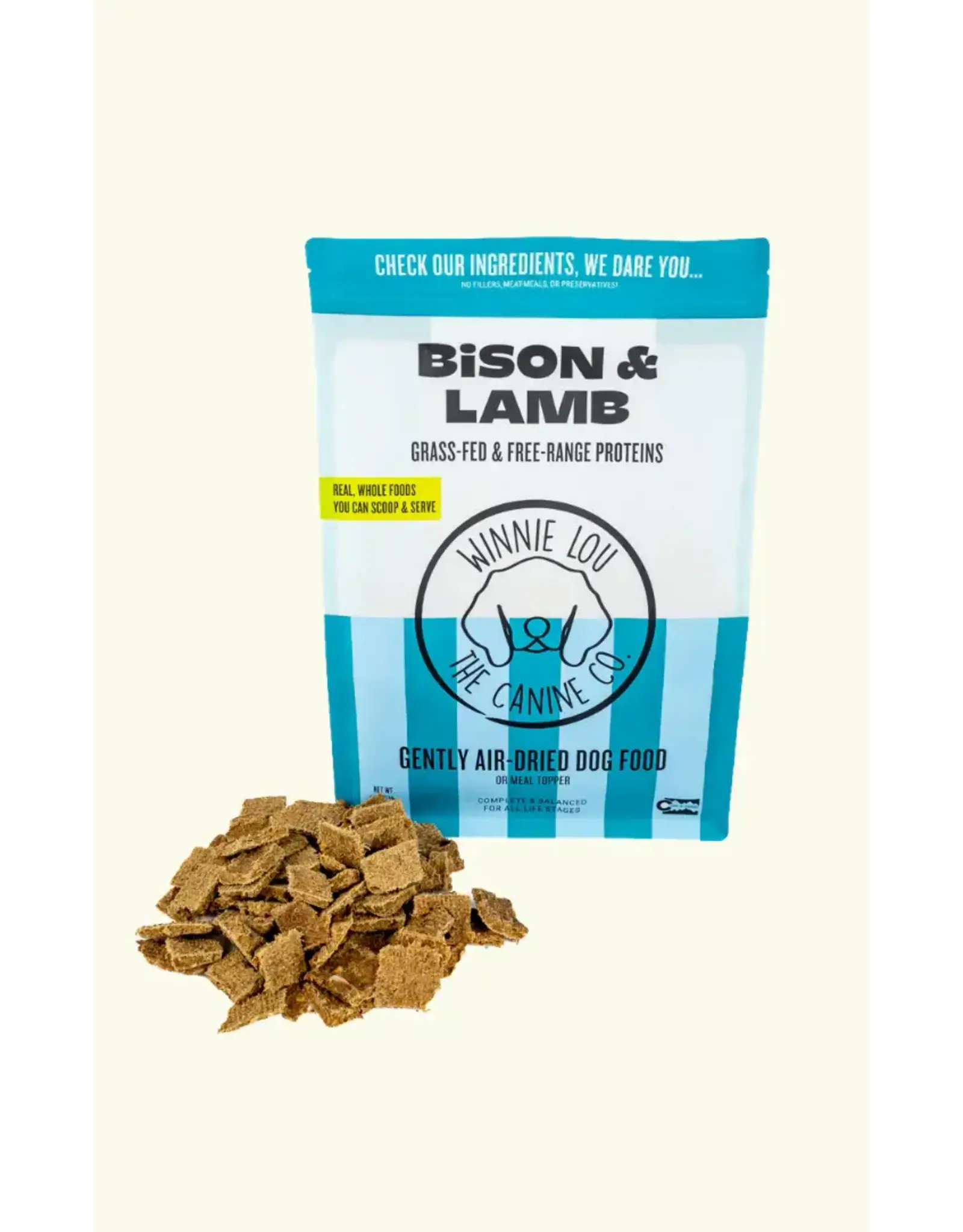 Winnie Lou WINNIE LOU AIR DRIED FOOD BISON AND LAMB 2.25LB