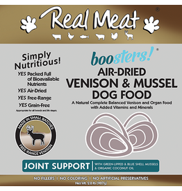 The Real Meat Company THE REAL MEAT CO. DOG AIR-DRIED VENISON WITH MUSSELS RECIPE DOG FOOD