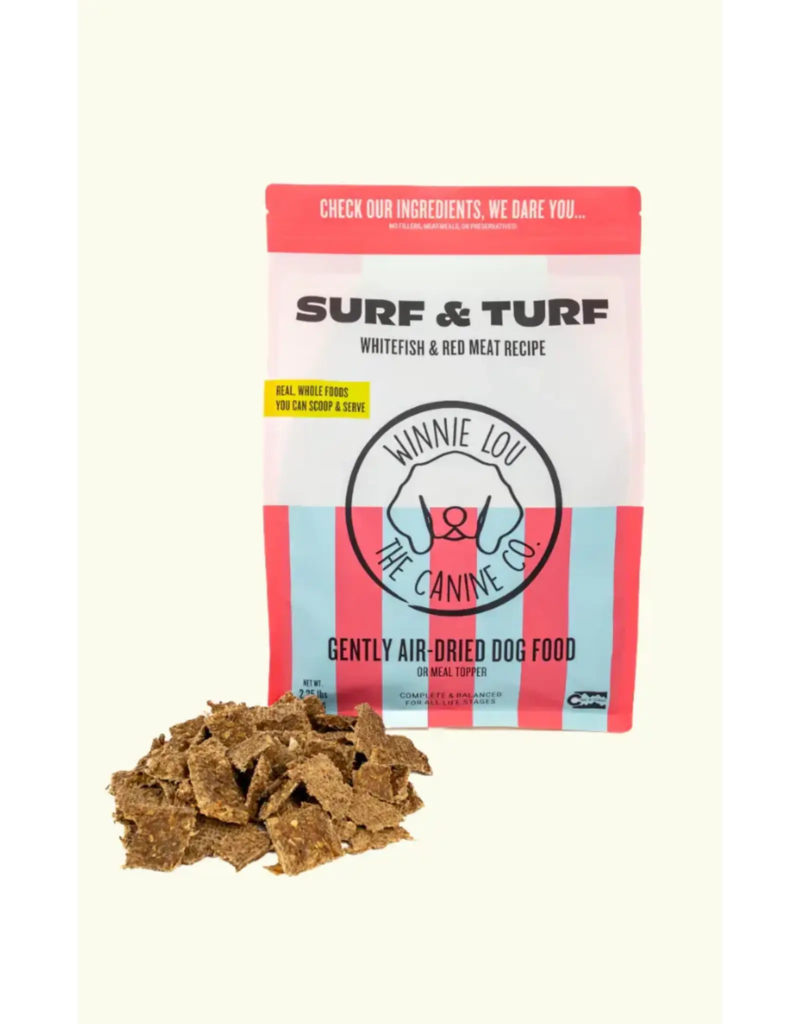 Winnie Lou WINNIE LOU AIR DIRED FOOD SURF & TURF 2.25LB
