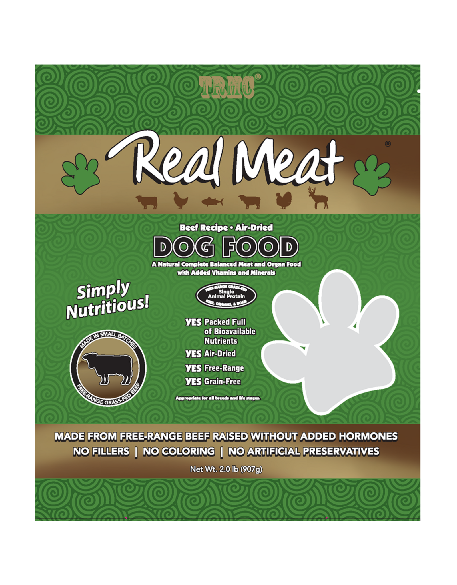 The Real Meat Company THE REAL MEAT CO. DOG AIR-DRIED BEEF RECIPE DOG FOOD