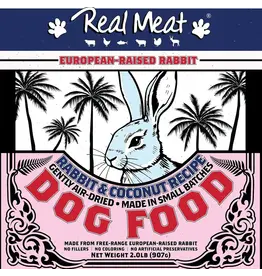 The Real Meat Company THE REAL MEAT CO. AIR DRIED RABBIT & COCONUT DOG FOOD 2LB