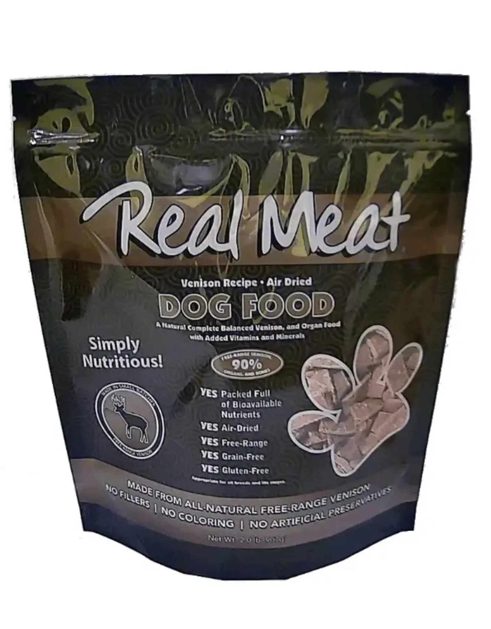 The Real Meat Company THE REAL MEAT CO. AIR DRIED VENISON DOG FOOD 2LB