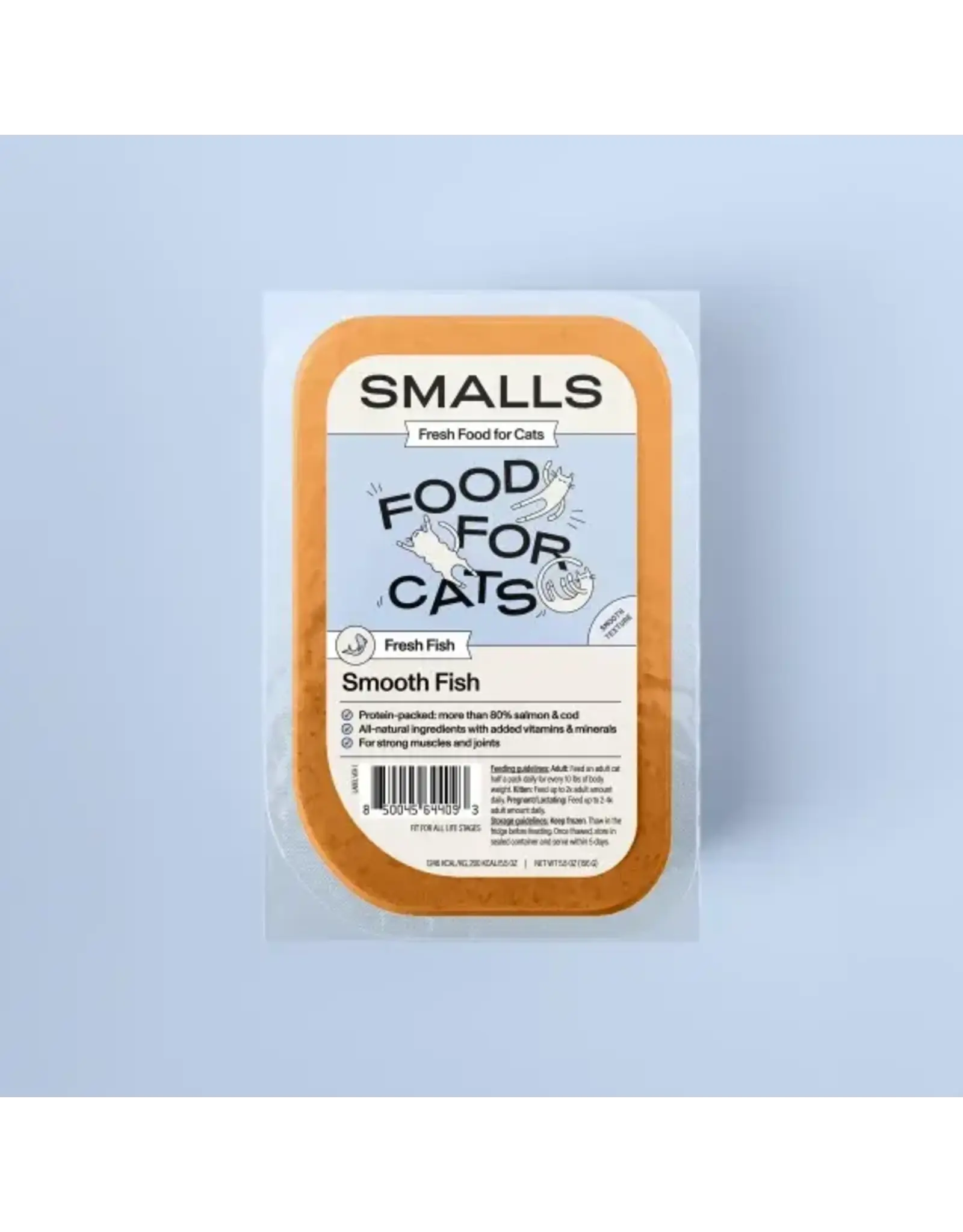 SMALLS FRESH FOOD SMALLS FRESH FOOD FOR CATS SMOOTH FISH 5OZ SINGLE