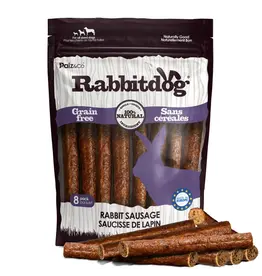 PALZ & CO PALZ & CO RABBITDOG RABBIT SAUSAGE 8CT BAG