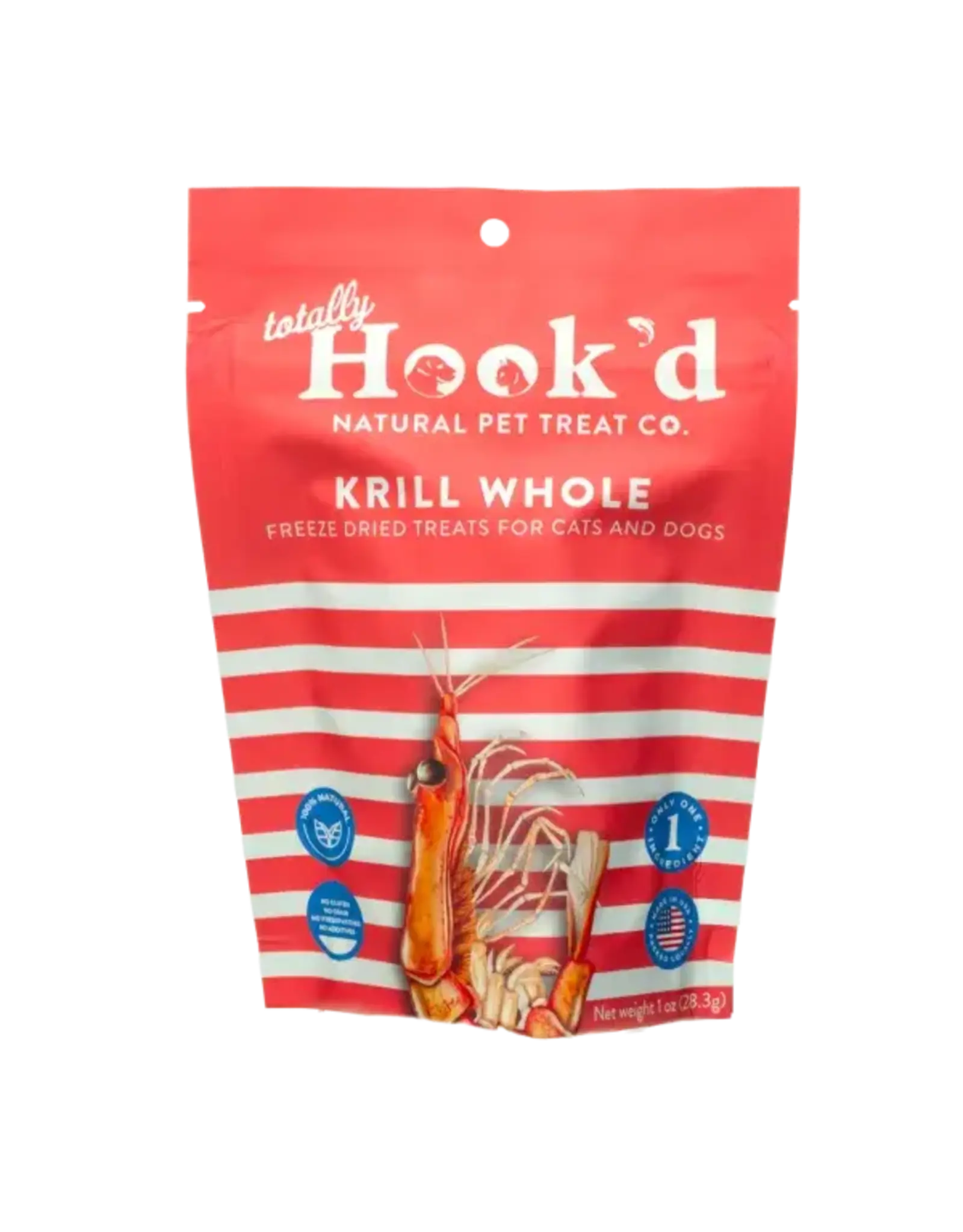 Totally Hooked TOTALLY HOOK'D NATURAL PET TREAT CO. KRILL 1OZ