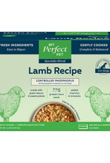 My Perfect Pet MY PERFECT PET DOG LOW PHOSPHORUS GENTLY COOKED LAMB & RICE BLEND 4LB