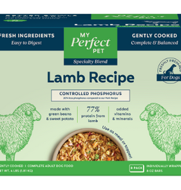 My Perfect Pet MY PERFECT PET DOG LOW PHOSPHORUS GENTLY COOKED LAMB & RICE BLEND 4LB