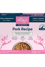 My Perfect Pet MY PERFECT PET DOG FROZEN ADULT LOW PHOSPHORUS PORK 4LB